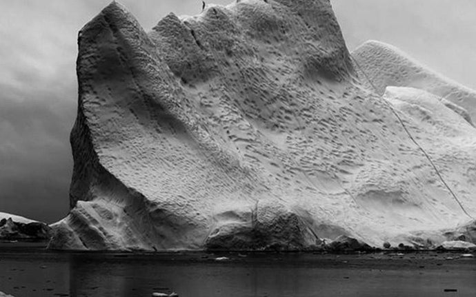 Ice on Black by Jan Erik Waider
