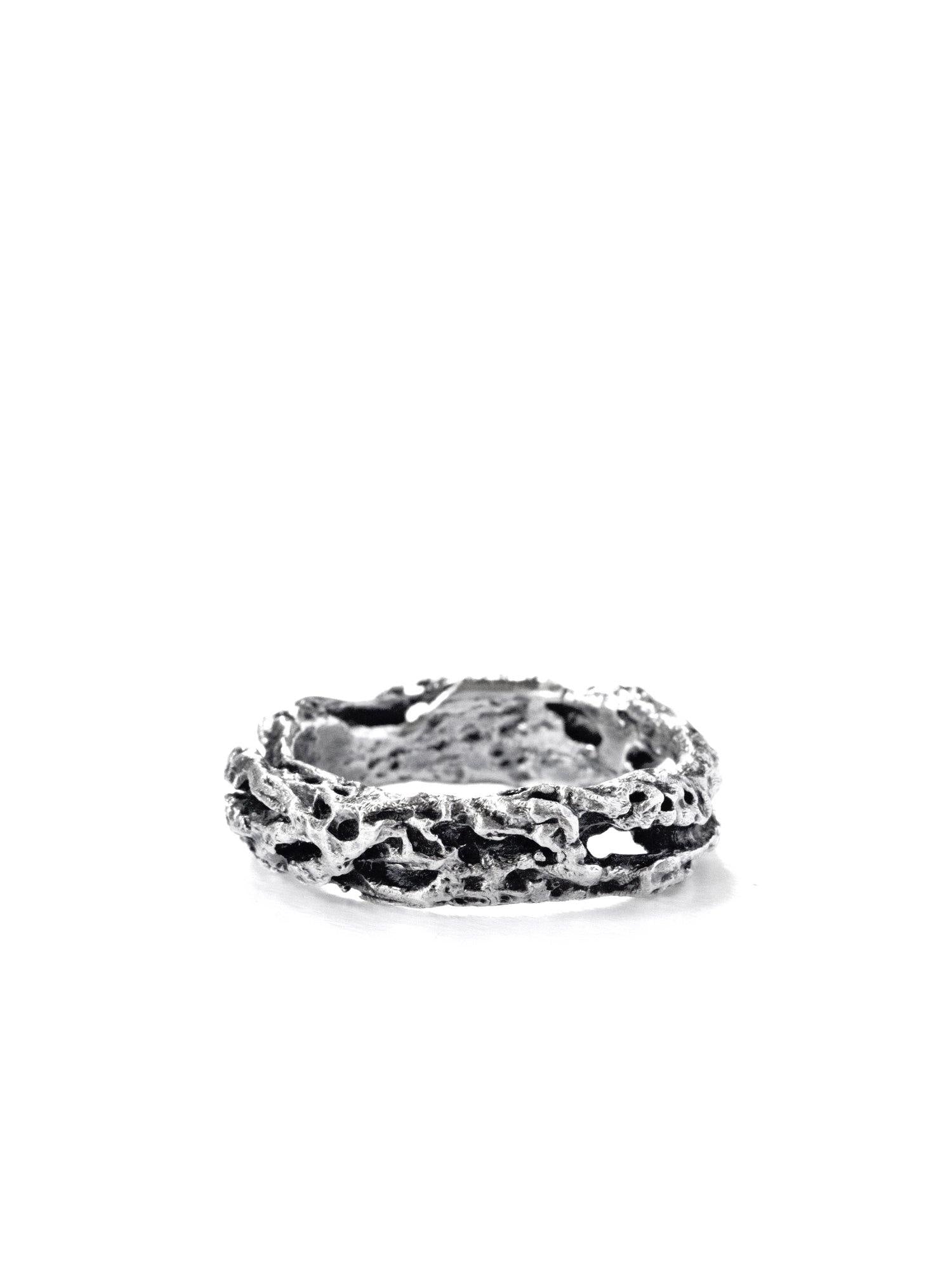 Atelier Hon'ne Riddle Ring - Black & Silver