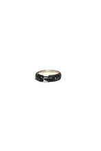 Tobias Wistisen Narrow Stitch Ring -Black