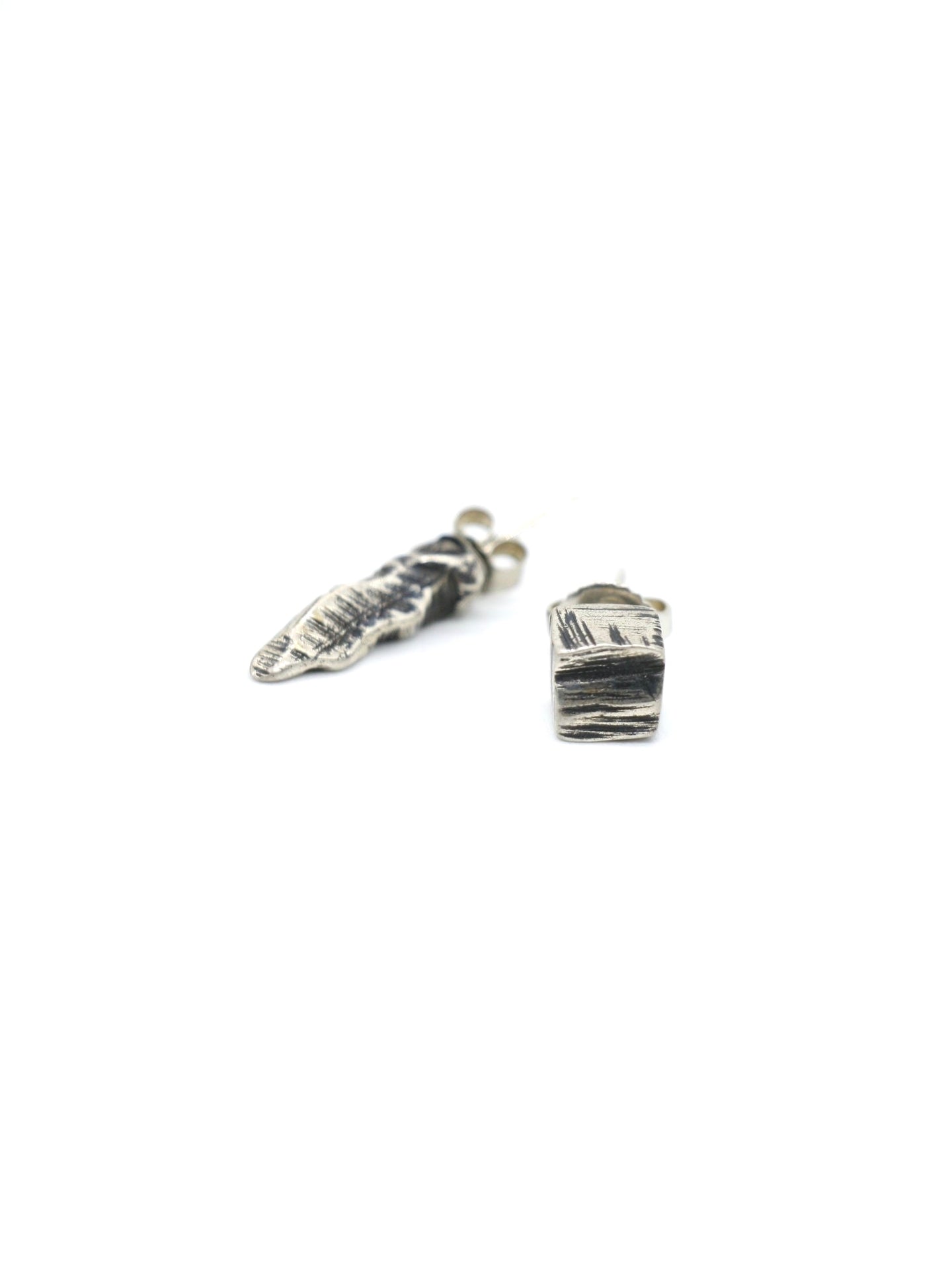 Gaspard Hex Dionysian V and Cube Studs - Silver - FALLOW