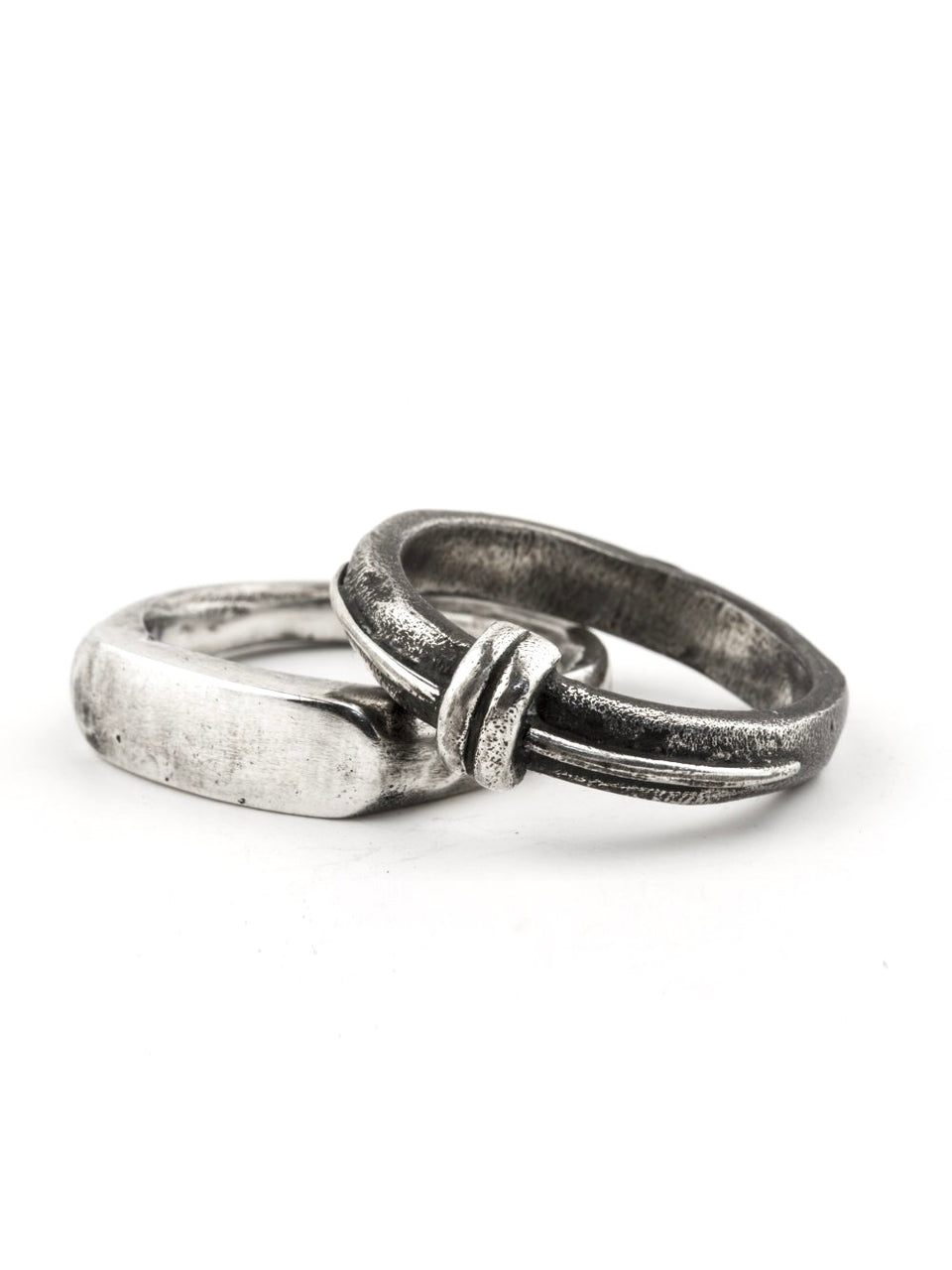 Henson Spine Signet Ring Set