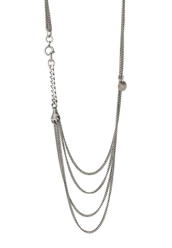 Asymmetrical Holding Hand Necklace - Julia Zimmermann
