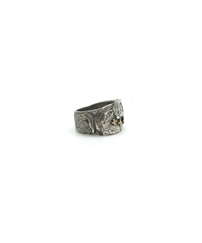 Tobias Wistisen Narrow Rock Cross Ring
