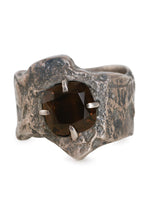 Tobias Wistisen Narrow Wood Stone Ring - Silver