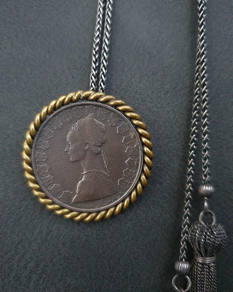 Johnny Ramli Lila Coin Necklace