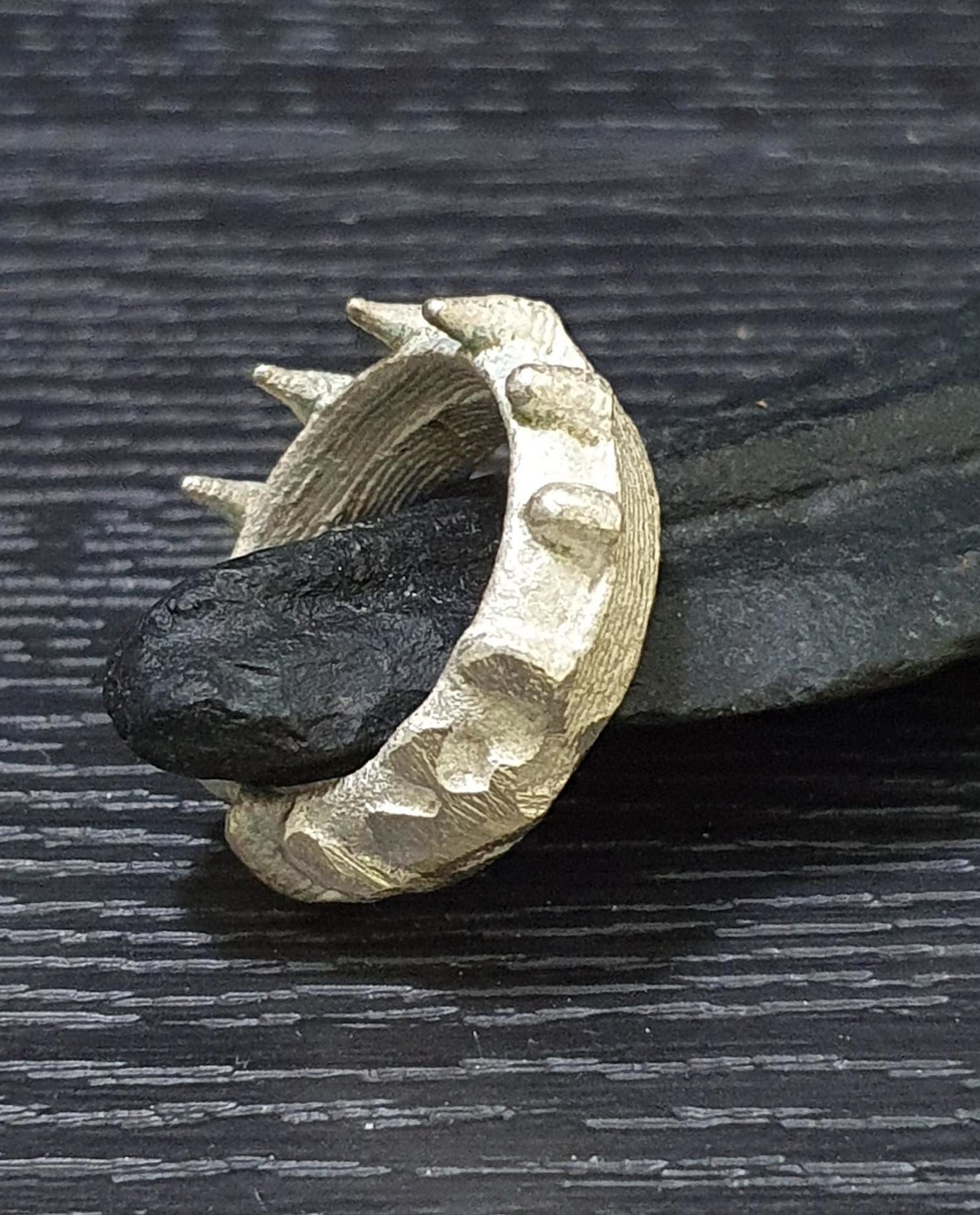 Tundra Silver White Ring