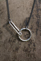 Werkstatt:Munchen Necklace Hammered Link and Circle
