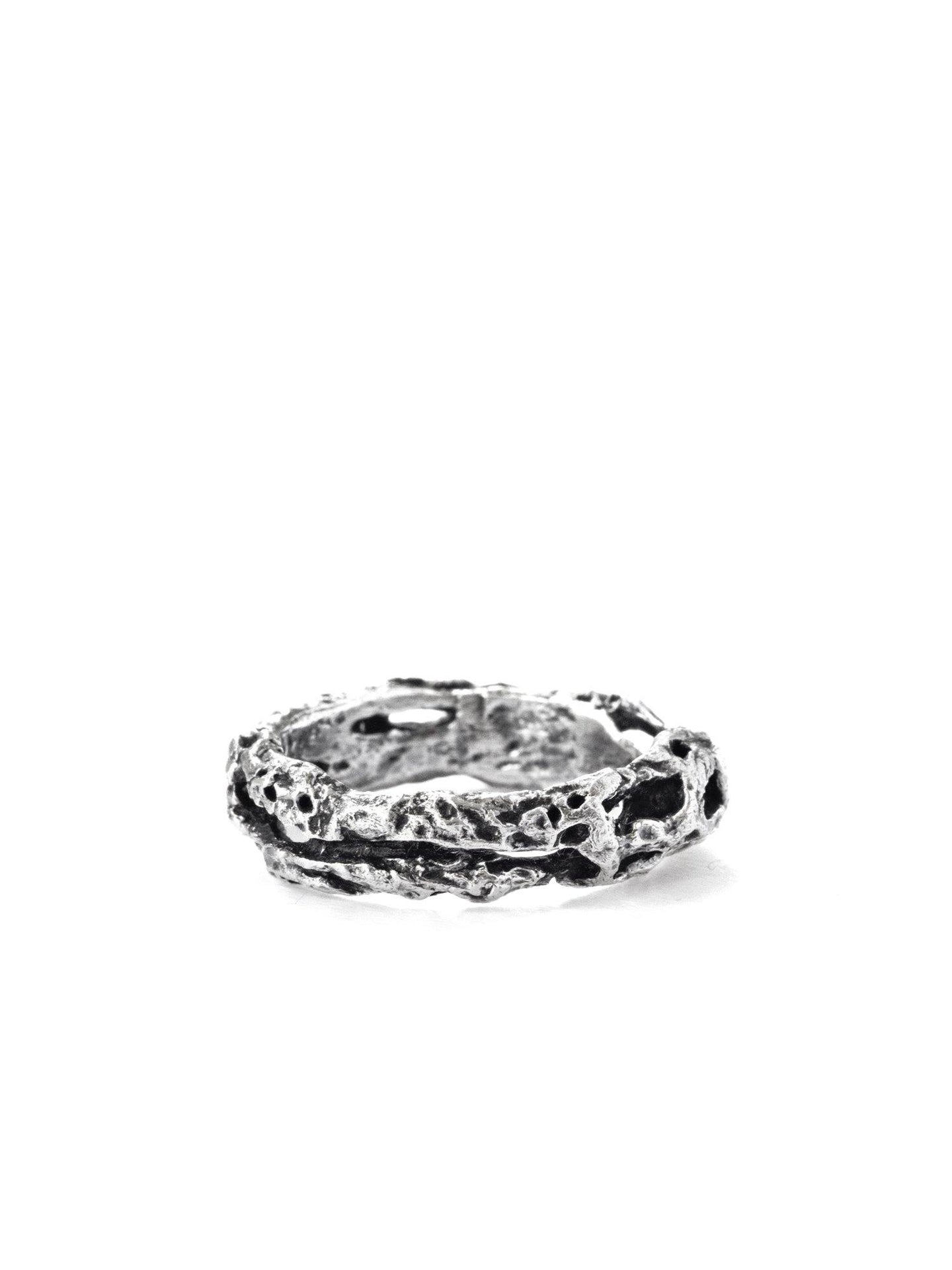 Atelier Hon'ne Riddle Ring - Black & Silver - FALLOW