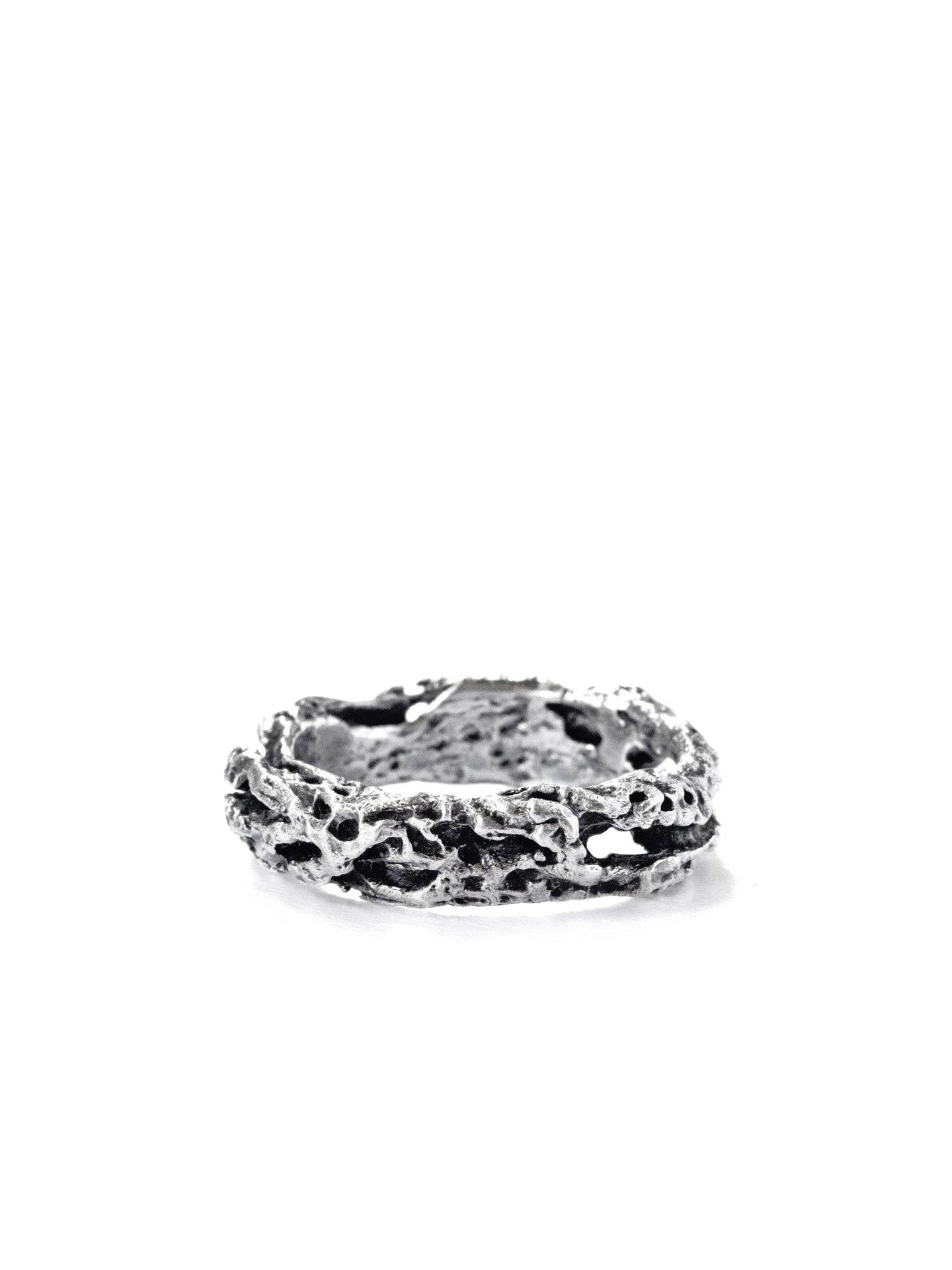 Atelier Hon'ne Riddle Ring - Black & Silver - FALLOW