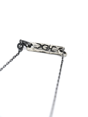 Gaspard Hex Dionysian Necklace - Oxidized Silver - FALLOW