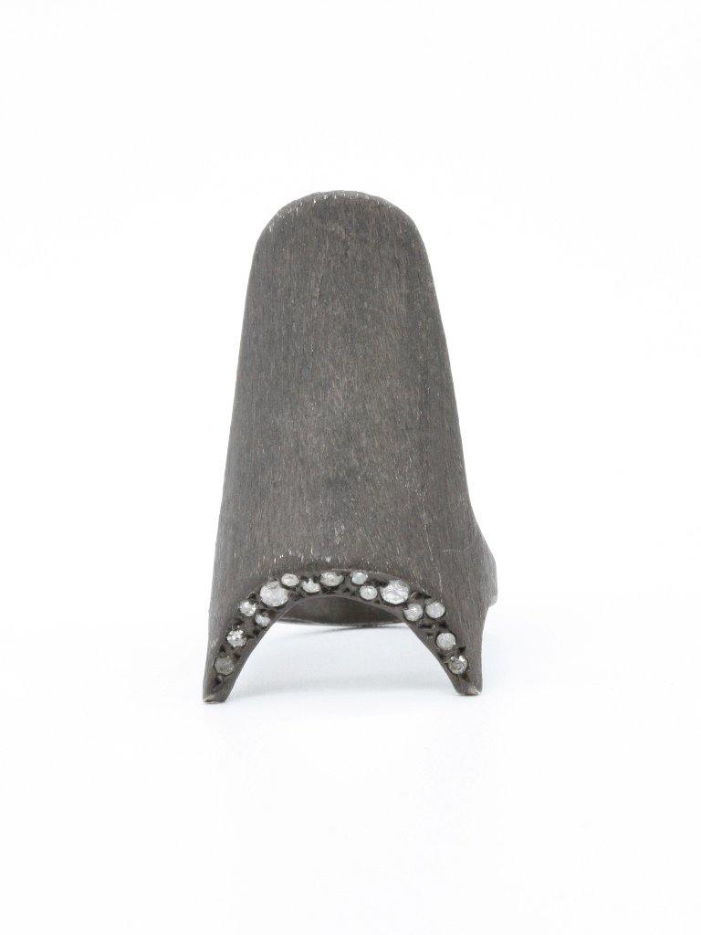 Made Her Think Pave Moon Ring - FALLOW