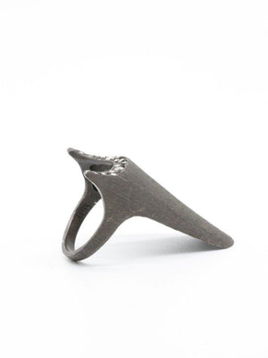 Made Her Think Pave Moon Ring - FALLOW