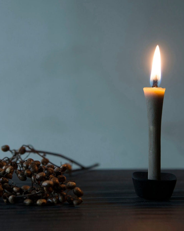 KOMA Small Candle Stand Takazawa Candle - FALLOW