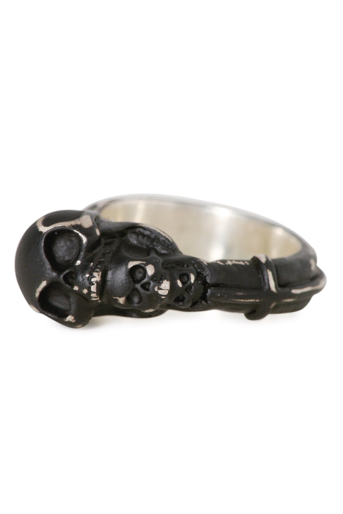 Tobias Wistisen Skull Eater Ring - Black