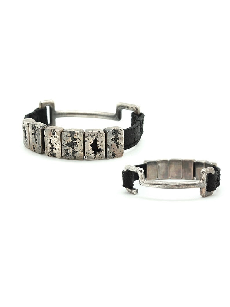 Tobias Wistisen Cracked Beads Bar Bracelet