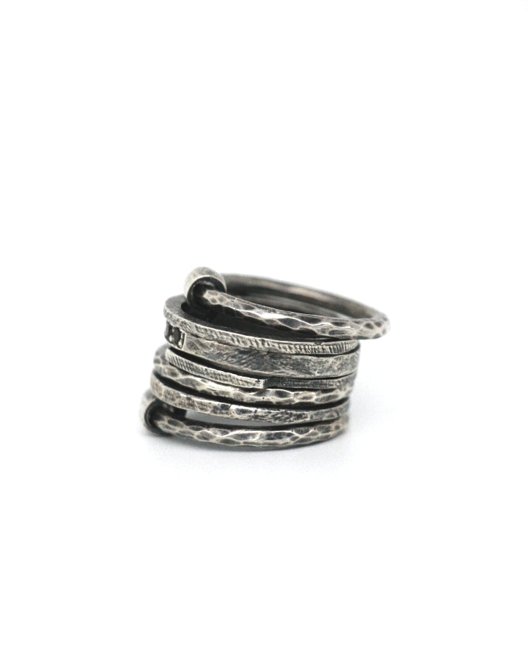 Tobias Wistisen Bar Multiple Stone Ring