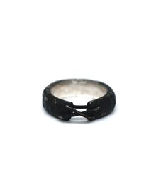 Tobias Wistisen Narrow Stitch Ring -Black
