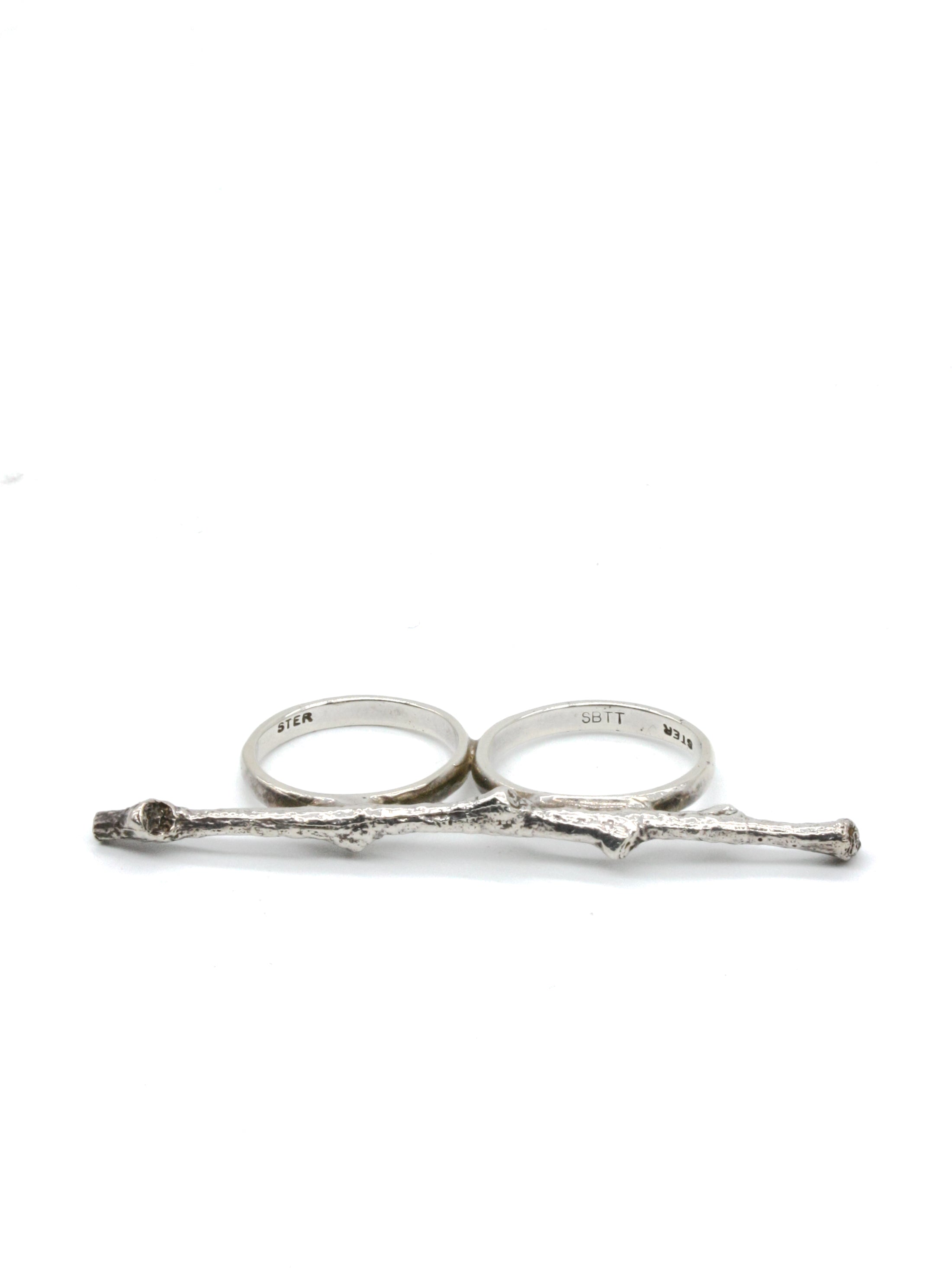 Twig Knuckle Duster Ring